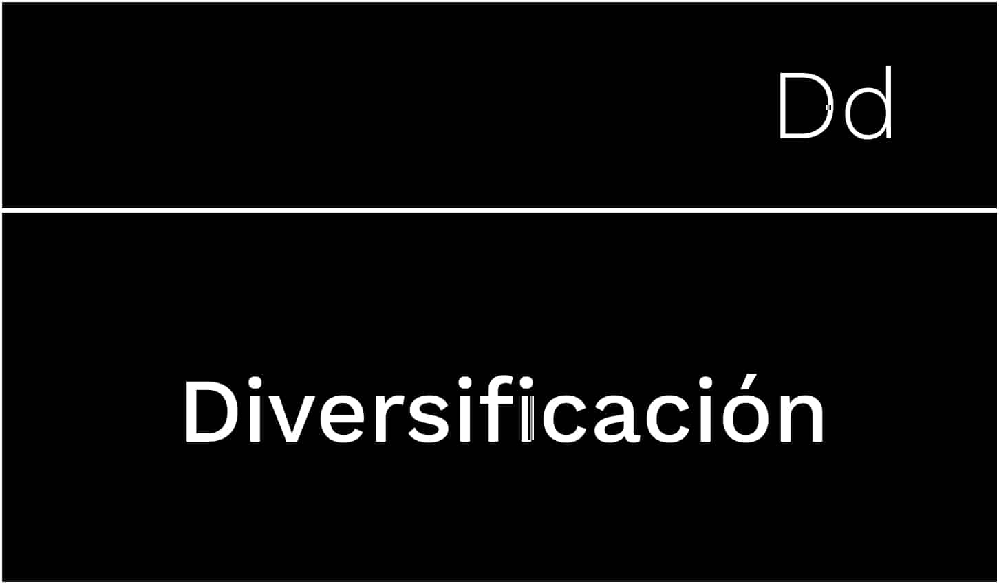 diversificación
