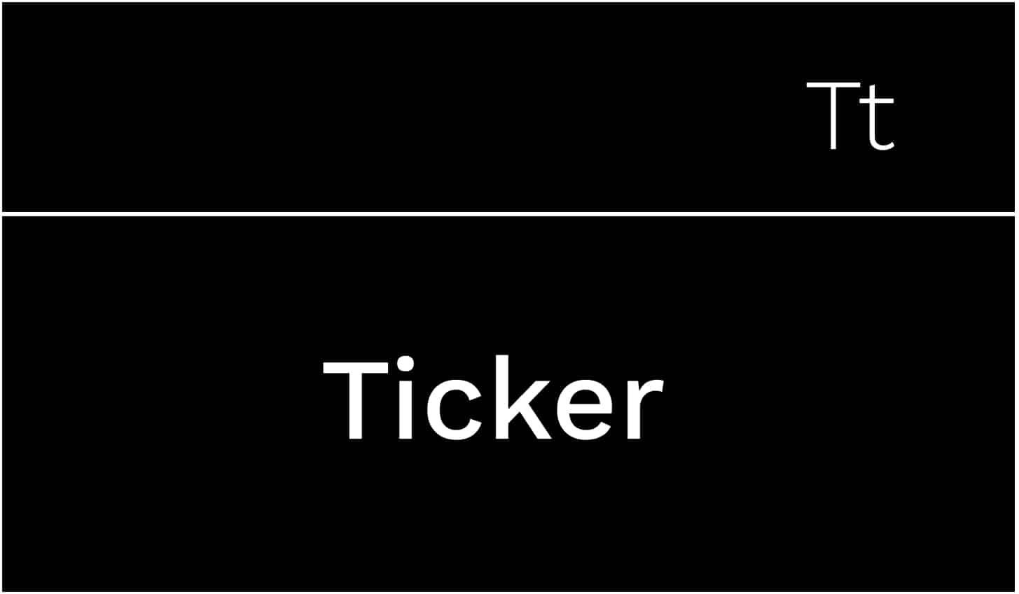 ticker