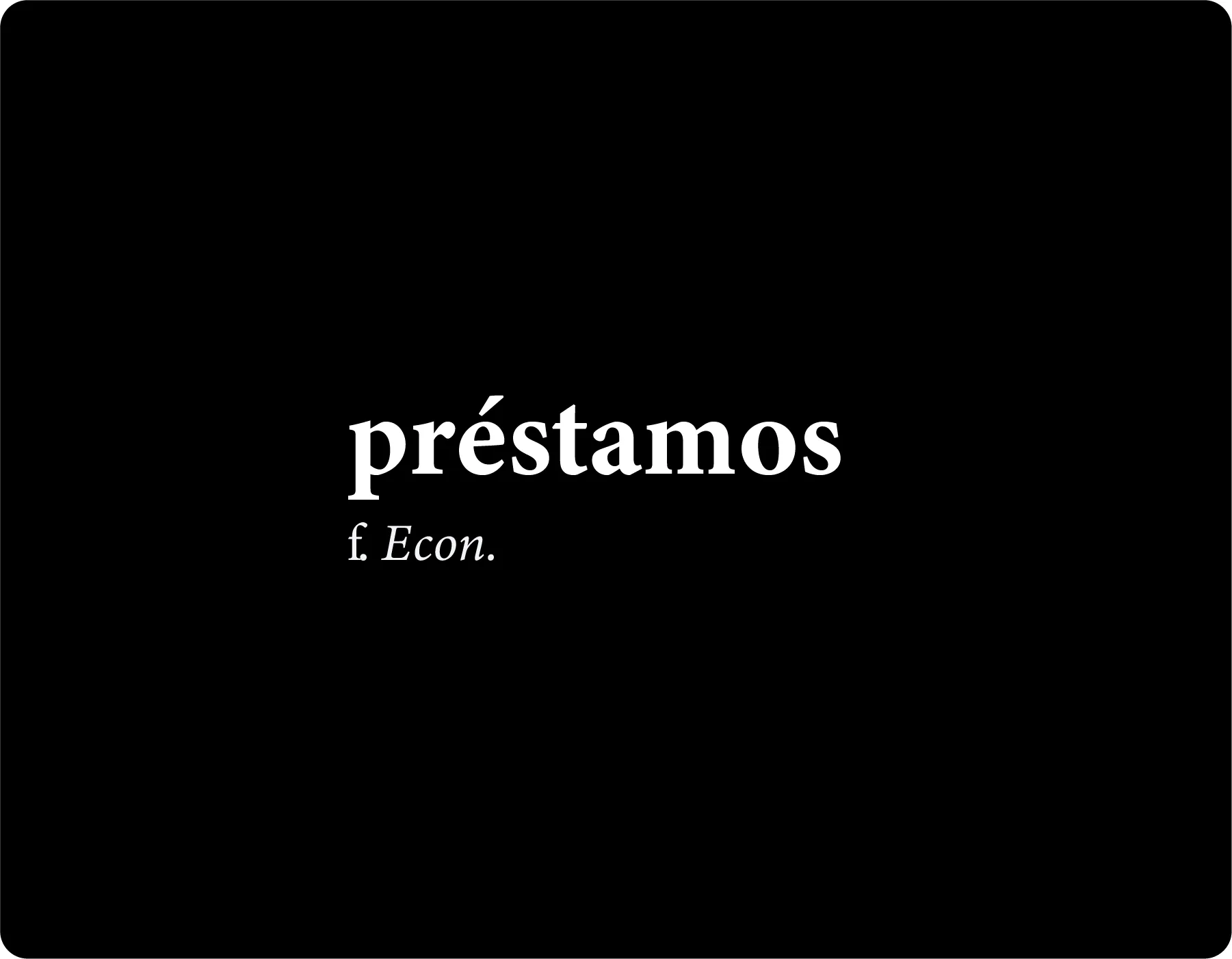 Préstamos