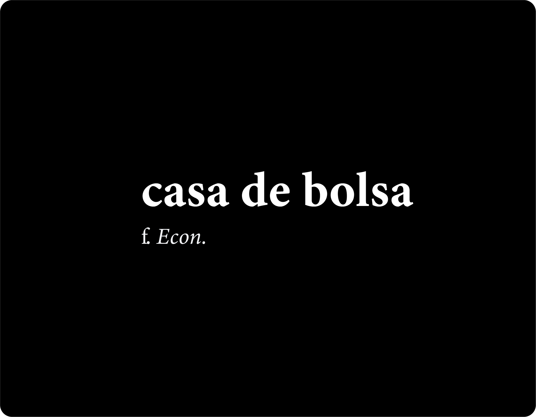 Casa de Bolsa